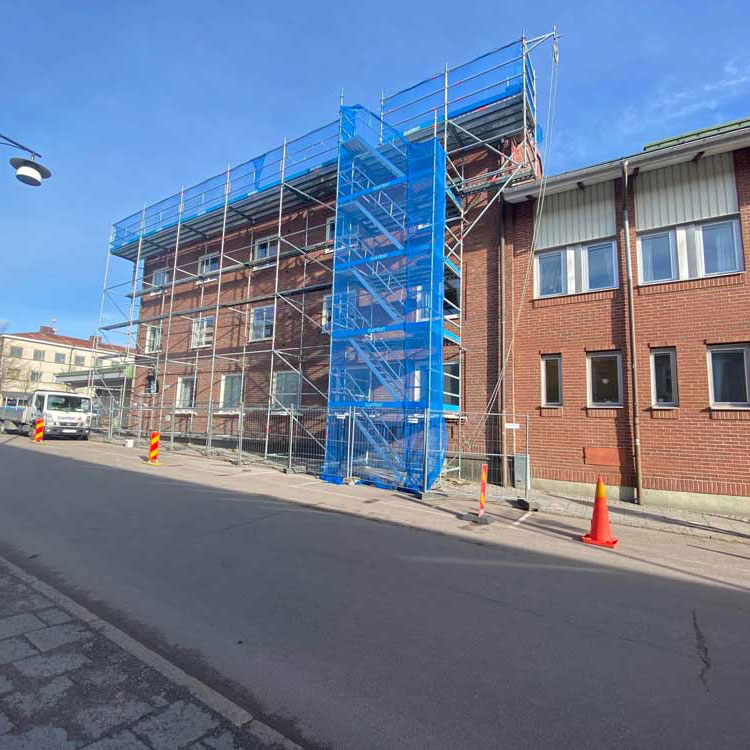 Ställning för byggnad